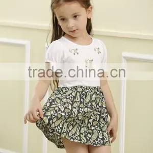 Casual Design Short Sleeve Girls Summer Dress thumbnail-1