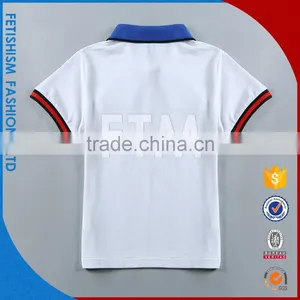 Hot Sale Basic Style Latest Boys'S Office Uniform Design Polo Shirt thumbnail-3