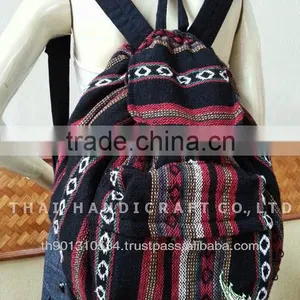 Embroidered HMONG HILL TRIBE Backpack School Bag Travel Bag Unisex Bag thumbnail-1