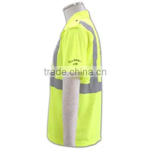 IS09001/BSCI Factory Safety Reflective Work Shirt 100% Cotton Life Polo t Shirt thumbnail-2
