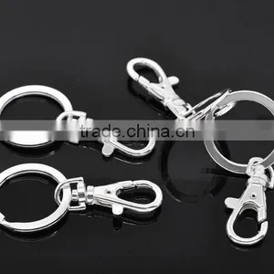 Silver Plated Lobster Claw Clasps With Key Rings 7cm, Sold per Pack of 5,Hottest thumbnail-1
