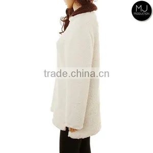 Wholesale Sherpa Pullover Plus Size Women Clothing Winter Jacket Coat Pregnant Women Dresses Maternity Clothes thumbnail-3