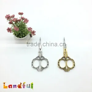 Stainless Steel Scissors Vintage European Style Plum Blossom Scissors For Embroidery thumbnail-3