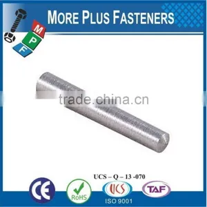 Made in Taiwan Metric Threaded End Steel Low Carbon Steel Plain Stoner Front Sight Taper Pin thumbnail-2