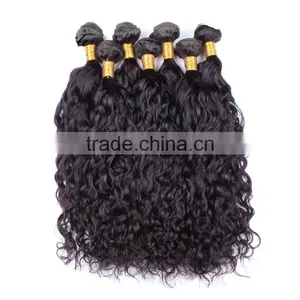 Factory Supply Cheap Virgin Hair Bundle Unprocessed Wholesale Brazilian Water Wave Hair Extensions thumbnail-1