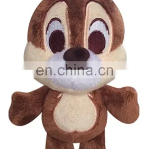 Custom Cute Plush Toys Brown Squirrel Keychain thumbnail-2