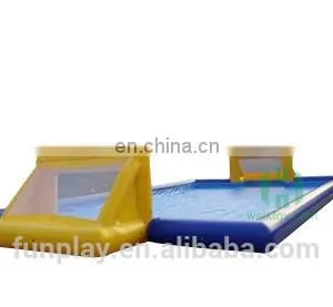 HI Commercial Outdoor Inflatable Ball Race Game Filed With Floor, PVC Tarpaulin Ball Field for Football and Sport thumbnail-5
