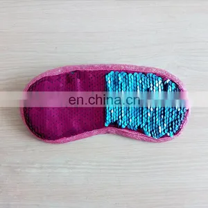 Professional Customized Sequin Decoration Soft Plush Eye Msk thumbnail-2