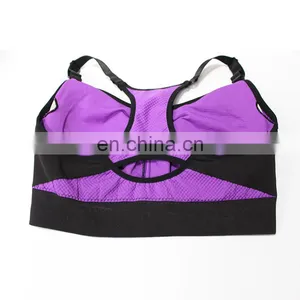 2017 Wholesale Women Sexy Fashion Wire Free Seamless Yoga Wear Sports Bra thumbnail-5