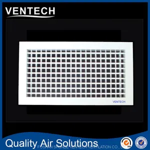 Hvac Tools Aluminum AC Double Deflection Supply Air Register thumbnail-2