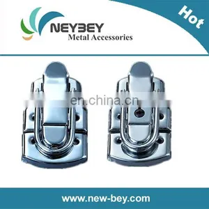 Chrome Plated Metal Locks for Briefcase BL414 and BL415 thumbnail-1