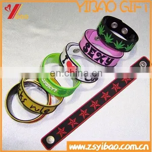 Factory Direct Custom Bulk Cheap Wristband Silicon/Customized Silicone Bracelets Eco-Friend thumbnail-1