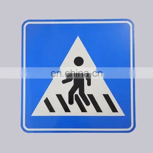 Wholesale Square Shape Aluminum Board Type Professional UV Printed Custom Traffic Outdoor Notice Sign thumbnail-1
