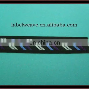 Colorful Stripe Cheap Woven Labels thumbnail-1