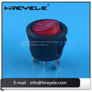 2Pin On Off Miniature 12V Round Rocker Switch thumbnail-2