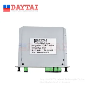 Passive FTTH Casette Fiber Optic 1x4 PLC Splitter Box thumbnail-1