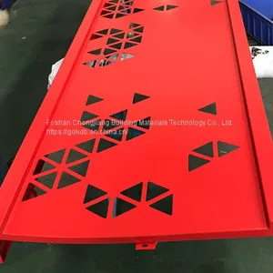 Polyester Surface Treatment For Subway Station & School Punching Holes Veneer thumbnail-1
