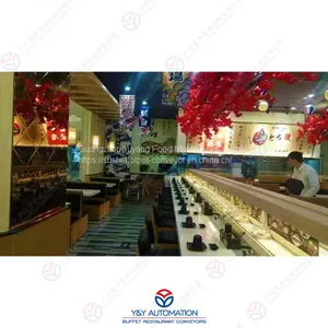 Rotary Sushi Conveyor Belt System With Intelligent Food Delivery System thumbnail-2