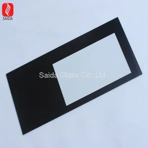 Customized 12.5 Inch Black Printed Protective Glass for LCD/LED Display thumbnail-3