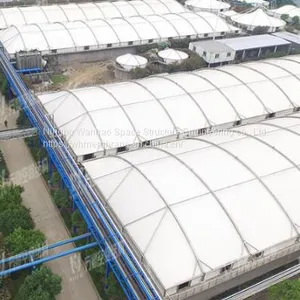 Chemical Sewage Pool Canopy Membrane Structure Project thumbnail-1