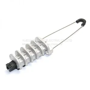 Wire and Cable Plastic Wedge Type Anchor Strain Clamp Tension Clamp Dead End Clamps for 1 Wire thumbnail-1
