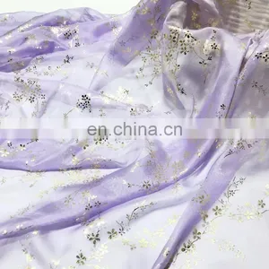 Cheap High Quality 100% Polyester 30D Bronzing Soft Polyester Chiffon Fabric for Women Dress thumbnail-6