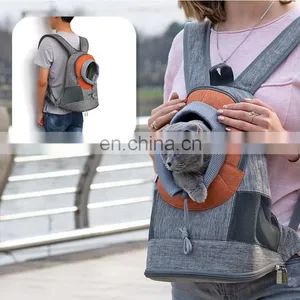 Pet Backpack Carrier for Small Dog, Puppy, Soft Carrier Backpack Pet Bag for Traveling, Hiking, Walking thumbnail-2