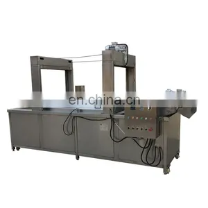 200kg/h Industrial Snack Food Potato Chips French Fries Banana Chips Continuous Fryer Machine thumbnail-3