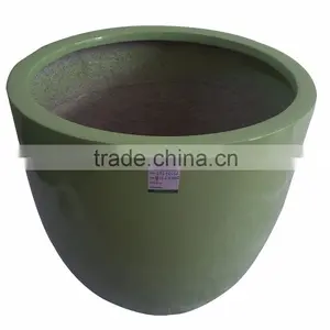 GARDEN DECORATION FIBERGLASS FLOWER POTS AND PLANTING thumbnail-1