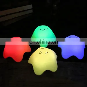 2020 Amazon New Idea Multicolor Lamp Light Cute Star Silicone Night Light for Kids thumbnail-1