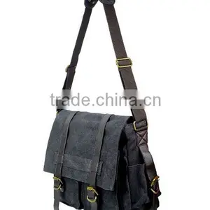 Wholesale School Black Messenger Bags thumbnail-4