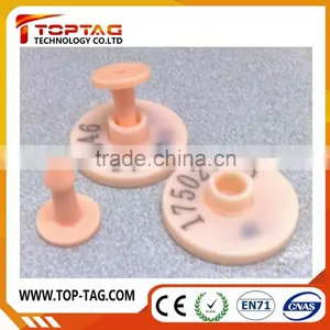 ISO 18000-6C UHF Pig Ear Tags Animal Rfid Ear Tag thumbnail-1