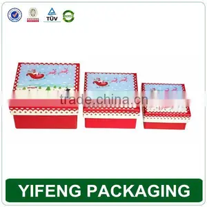 Wholesale Custom Printed Decorative China Recycled Handmade Empty Christmas Gift Boxes thumbnail-4