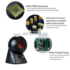 High Speed RS232/USB/PS2 1D Omnidirectional Laser Scanner thumbnail-5