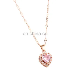 9K, 14K, 18K Real Gold Cable Chains Necklace Yellow Gold Rose Gold White Gold Solid Gold Link Chain thumbnail-1