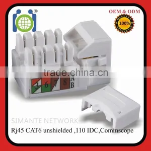 CAT6 RJ45 Unshielded Modular Jack thumbnail-1