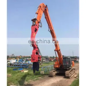 Excavator Mounted Vibro Hammer / Vibratory Sheet Pile Driver Hammer, Sheet Piling Hammer Pile Extractor thumbnail-4