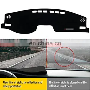 Anti Slip Customized Logo Left Right Hand Leather Auto Phone Mat Holder Car Dashboard Mat Cover for Toyota Venza 2021 2022 thumbnail-3
