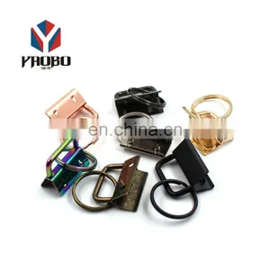 Exquisite Workmanship Metal Nickel 1 Inch Key Fob Hardware thumbnail-3