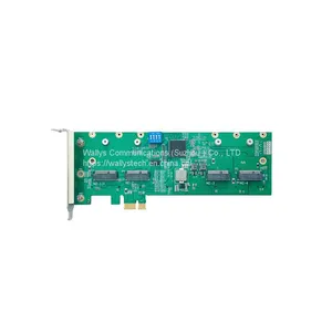 Wallys DR2G41 Support 4 x Mini PCIe Card or 4 x M.2 Card Adapter Card 802.11ac thumbnail-2