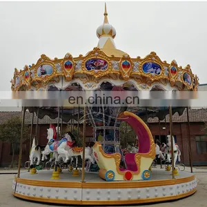 Top Amusement Children Play Kids Games Carousel Machine for Sale Price thumbnail-4