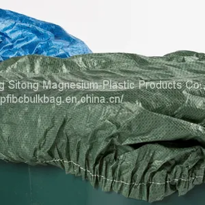 Heavy Duty Bulk Packaging FIBC Jumbo Bags Circular / Tubular Shape Plain Stitching thumbnail-3