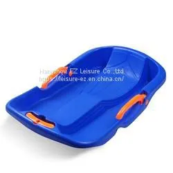 Customization Plastic Downhill Snow Sledge With Brake For Kids And Adults Snow Sledge Sled Toboggan With Certificate thumbnail-2