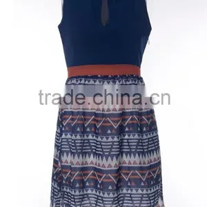 Summer Casual Dress Fashion Dress Sleeveless Lady Dress thumbnail-1