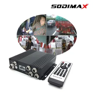 4CH SD Card Full HD Car Cameras 1080P 720p Vehicle Blackbox DVR With 4G WiFi GPS thumbnail-1