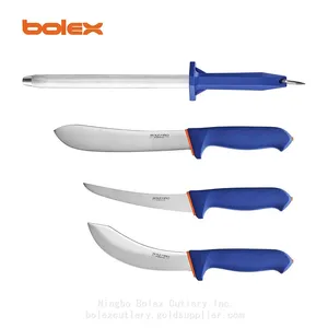 Butcher Knife Set Softgrip,boning Butcher Skinning German Stainless Steel Chef Knife Set,Meat Processing Set for Home Kitchen,Slaughter House Restaurant thumbnail-1