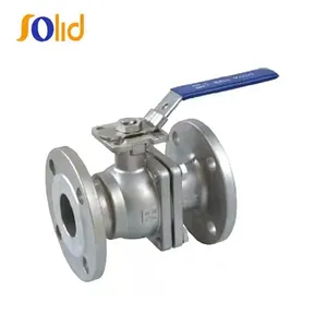 Stainless Steel CF8M WCB 2 Piece Flanged End Ball Valve thumbnail-1