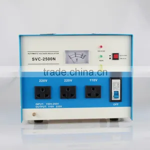 SVC-2500N Single Phase ac Servo Voltage Regulator for Home thumbnail-2