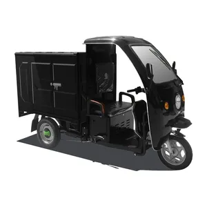 Cheap Price of Express Delivery Electric Vehicle Electric Truck Electric Tricycle E-Trike Equipped With Closed Cargo Box and Lead-Acid Battery thumbnail-2