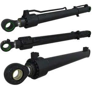 Long Stroke Single Acting Multi Stage Telescopic Hydraulic Ram Cylinder Price Used for 50 Ton Dump Vehicle Tipper Truck Trailer thumbnail-2